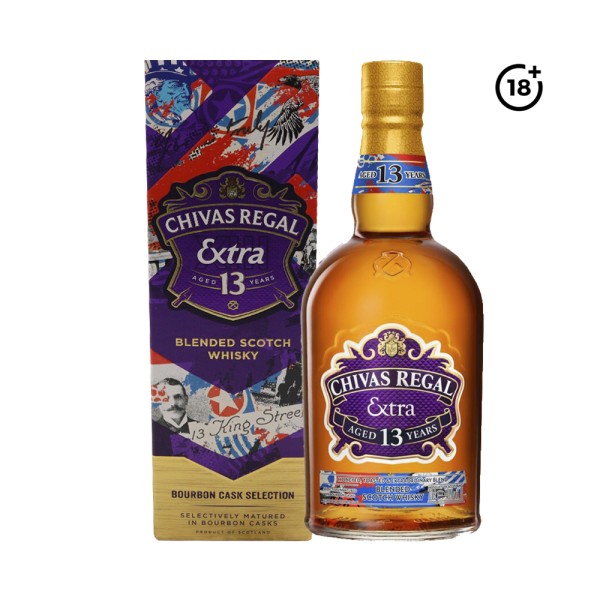 CHIVAS REGAL BLENDED WHISKEY EXTRA 13YO BOURBON CASK