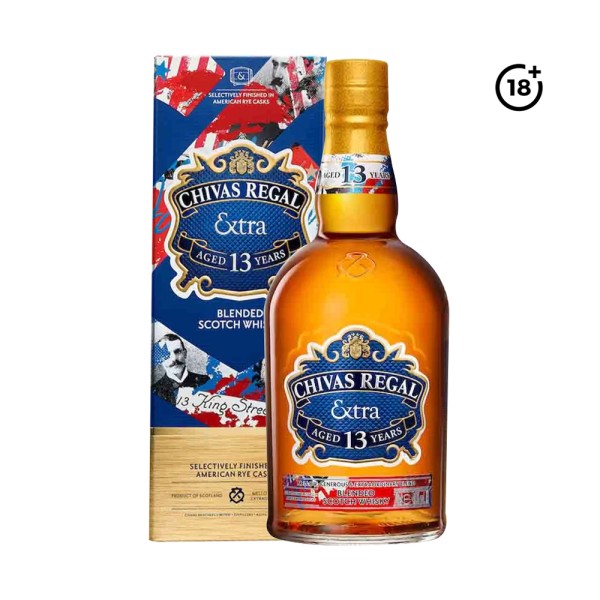 CHIVAS REGAL BLENDED WHISKEY EXTRA 13YO AMERICAN RYE CASK