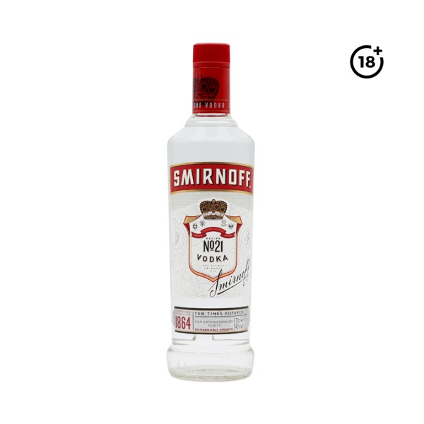 SMIRNOFF TRIPLE DISTILLED RED VODKA