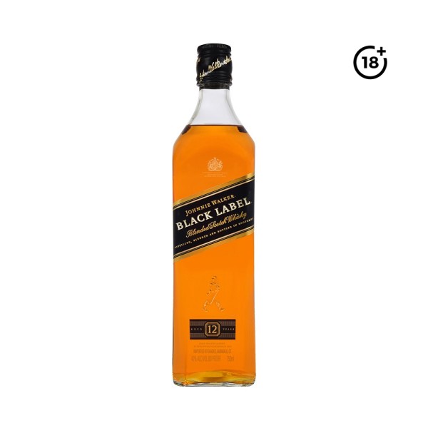 JOHNNIE WALKER BLACK LABEL WHISKY