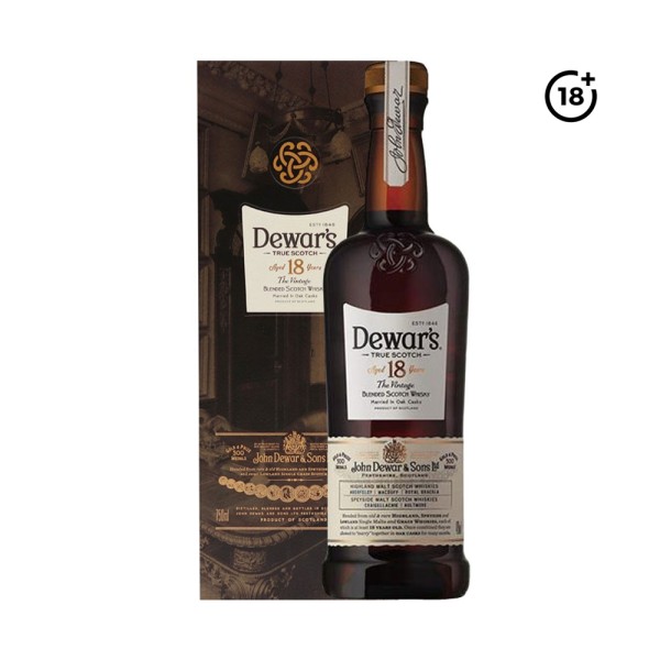 DEWARS 18Y OLD WHISKY