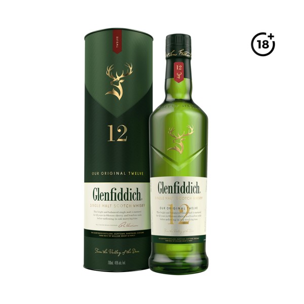GLENFIDDICH SINGLE MLT SCTCH WHISKY 12Y