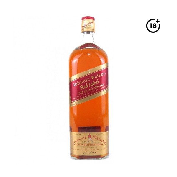 JOHNNIE WALKER WHISKEY RED LABEL