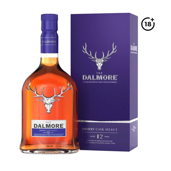 DALMORE SINGLE MALT WHISKY 12 YRS SHERRY CASK