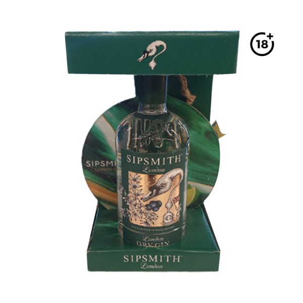 SIPSMITH DRY GIN+CHOPPING BOARD FREE