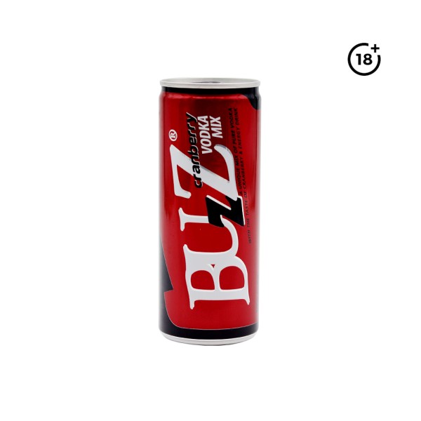 BUZZ VODKA CRANBERRY MIX CAN