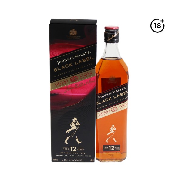JOHNNIE WALKER BLACK LABEL SHERRY FINISH