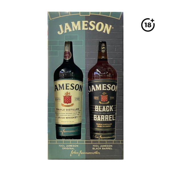 JAMESON IRISH+BLACK BARREL AT 10 PCUT