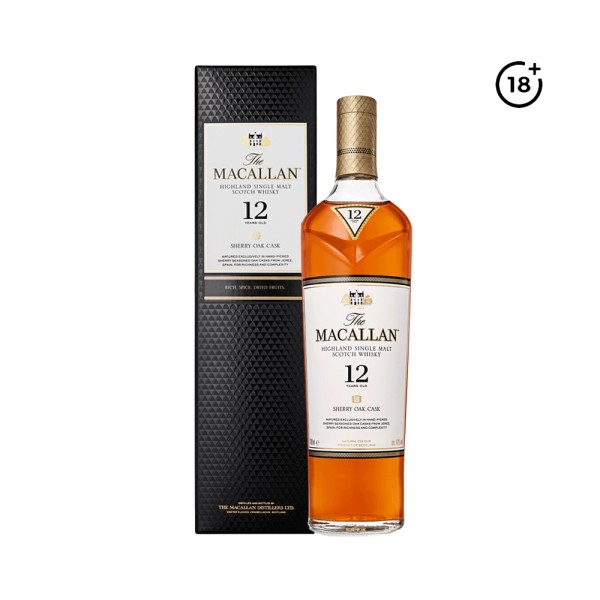 THE MACALLAN 12Y OLD SHERRY OAK WHISKY