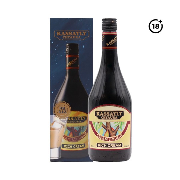 KASSATLY CHTAURA RISH CREAM LIQUEUR + GLASS FREE