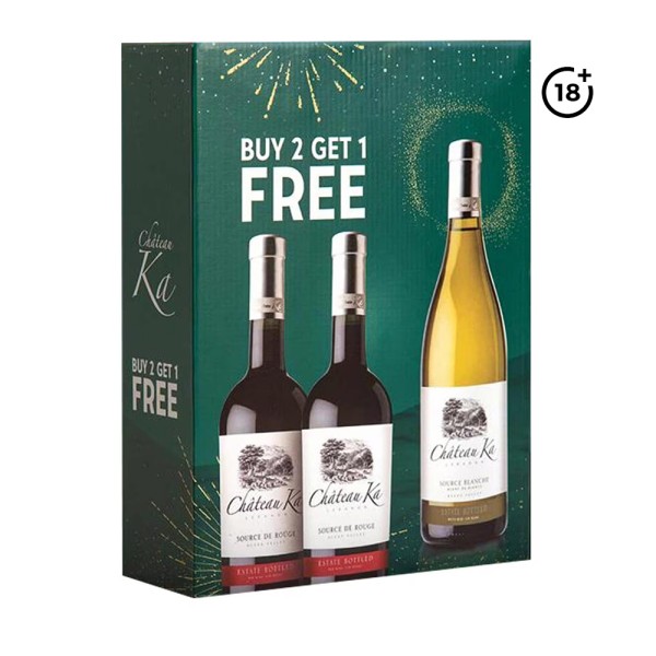 CHATEAU KA 2XSOURCE DE ROUGE + SOURCE BLANCHE FREE