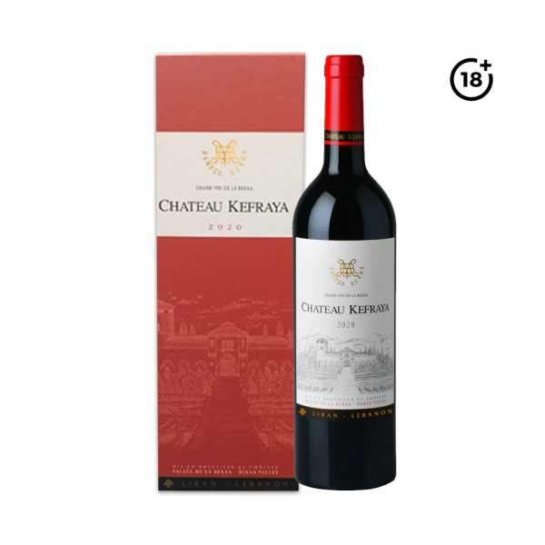 CHATEAU KEFRAYA RED WINE 2020 IN A BOX
