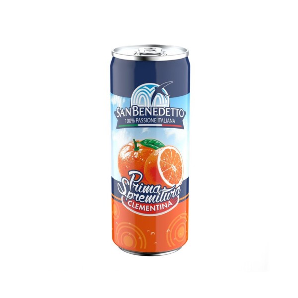 SAN BENEDETTO SPARKLING WATER CLEMENTINE CAN
