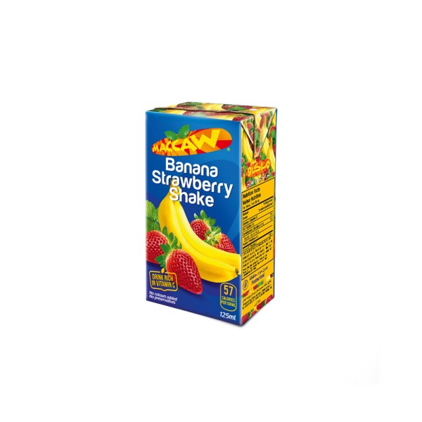 MACCAW STRAWBERRY BANANE TETRA BRIK SLIM