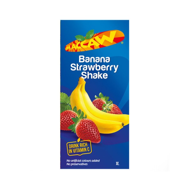 MACCAW STRAWBERRY BANANA JUICE CARTON