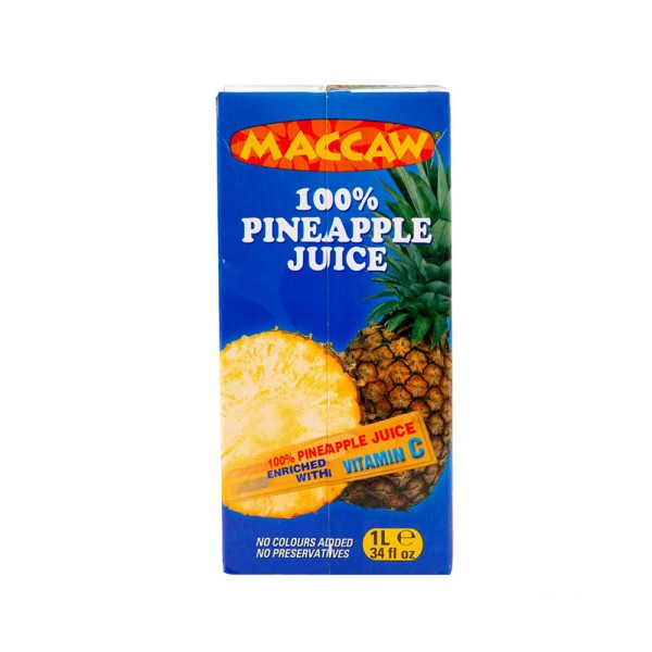 MACCAW PINEAPPLE JUICE CARTON