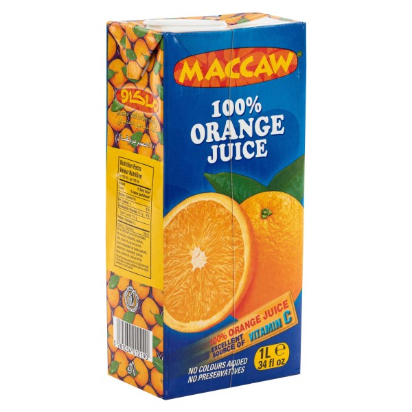 MACCAW JUICE ORANGE CARTON