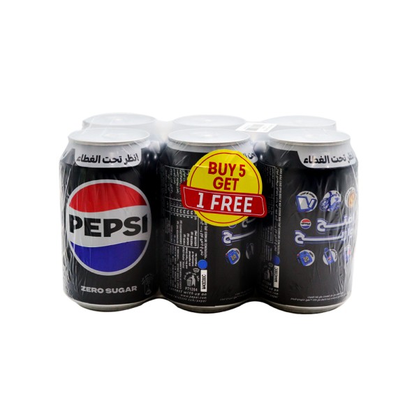PEPSI PEPSI ZERO CANS 5+1