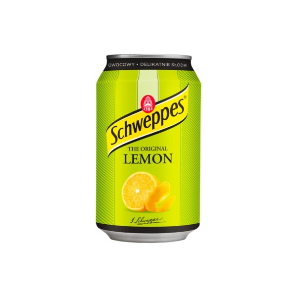 SCHWEPPES LEMON CAN
