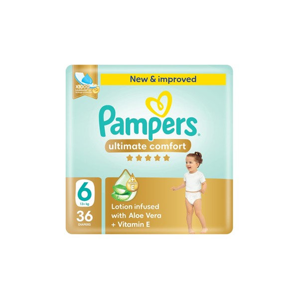 PAMPERS PREMIUM BABY DIAPERS SIZE6 13+KG