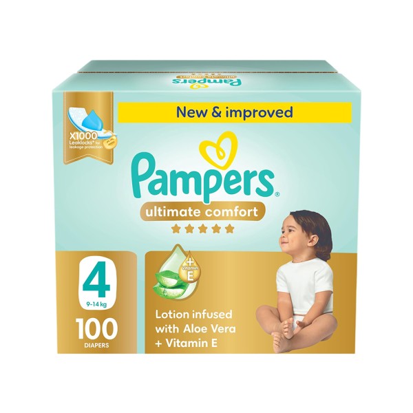 PAMPERS PREMIUM MEGA BOX BABY DIAPERS SIZE4 9-14KG
