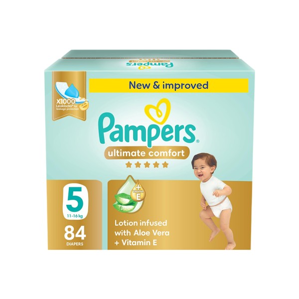 PAMPERS PREMIUM MEGA BOX BABY DIAPERS SIZE5 11-16KG