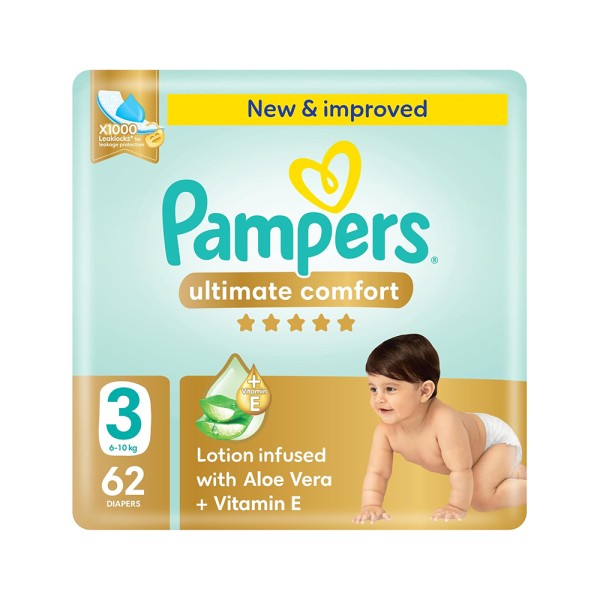 PAMPERS PREMIUM BABY DIAPERS SIZE3 6-10KG