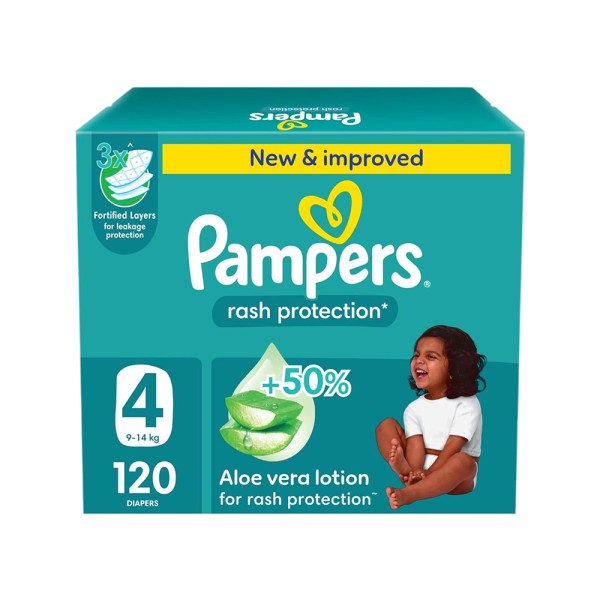 PAMPERS MEGA BOX BABY DIAPERS SIZE 4 9-14KG