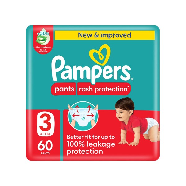 PAMPERS BABY PANTS SIZE3 6-11KG