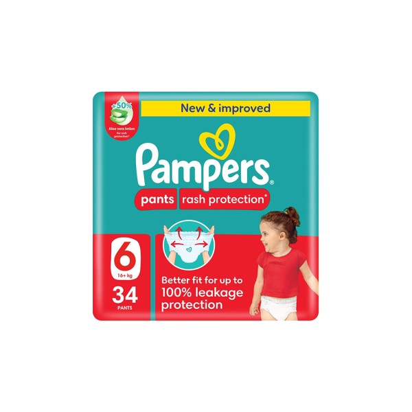 PAMPERS BABY PANTS SIZE6 16+KG