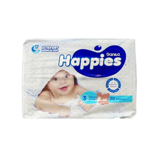 HAPPIES BABY PANTS DIAPERS XX-LARGE +16KG S6