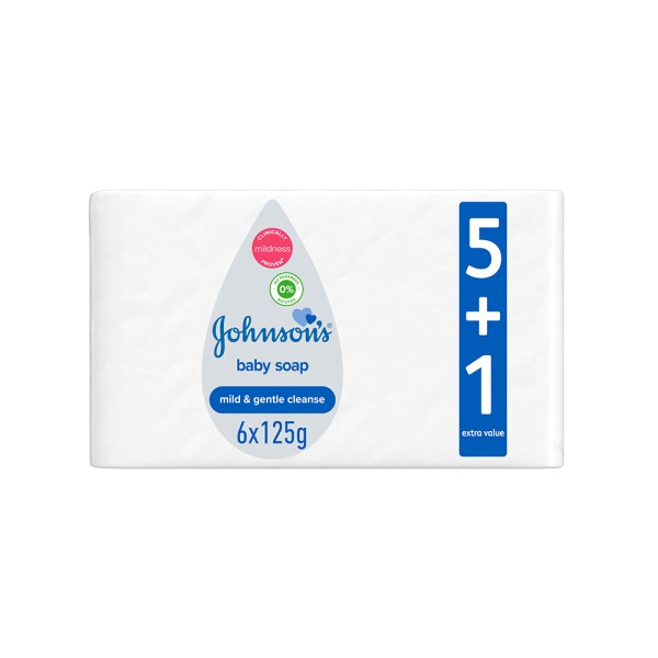 JOHNSON AND JOHNSON JH BABY REGULAR SOAP 5+1 FREE