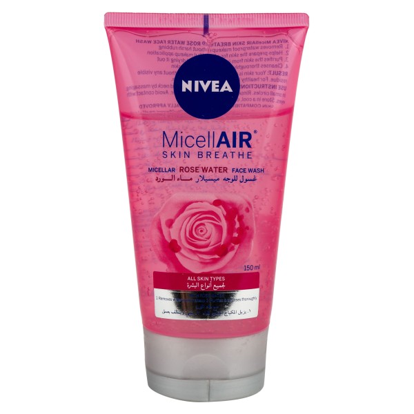 NIVEA FACE WASH MICELLAR ROSE WATER