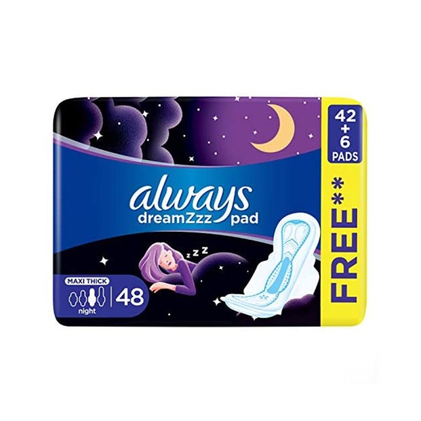 ALWAYS FEMININE PADS THICK NIGHT