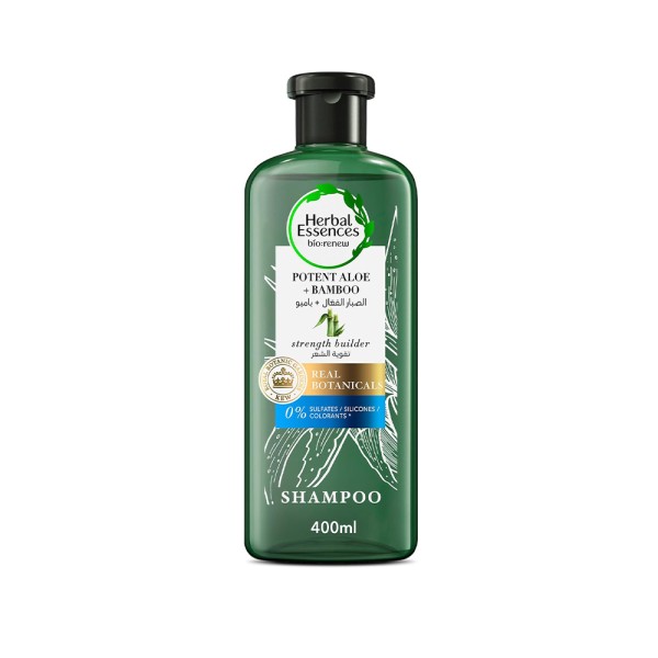 HERBAL ESSENCES SHAMPOO POTENT ALOE AND BAMBOO SULFATE FREE