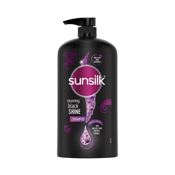 SUNSILK SHAMPOO BLACK SHINE 2N1