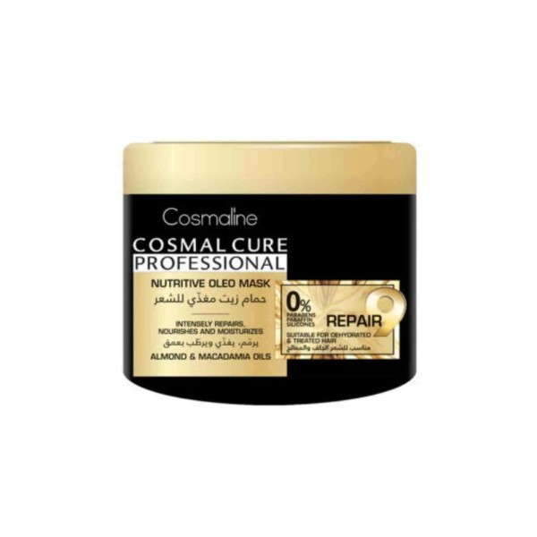 COSMALINE HAIR MASK PROFESSIONAL REPAIR 9 NUTRITIVE OLEO 450ML