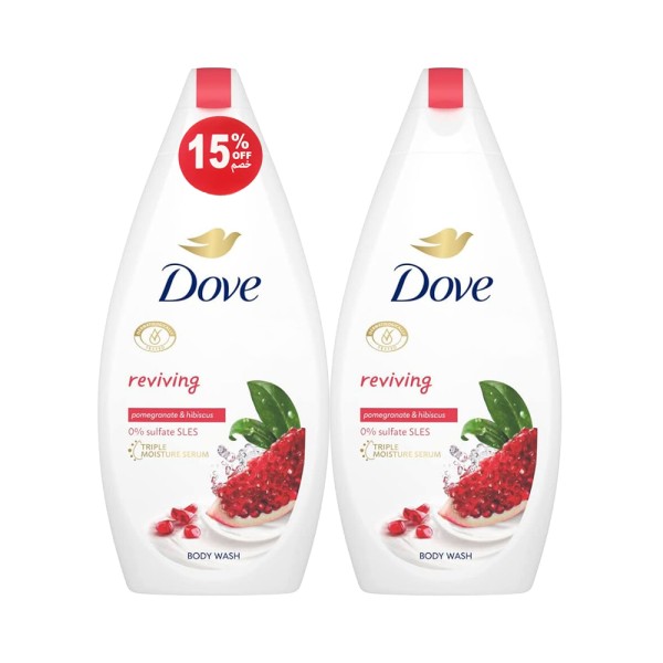 DOVE BODY WASH REVIVE 2x15PCUT