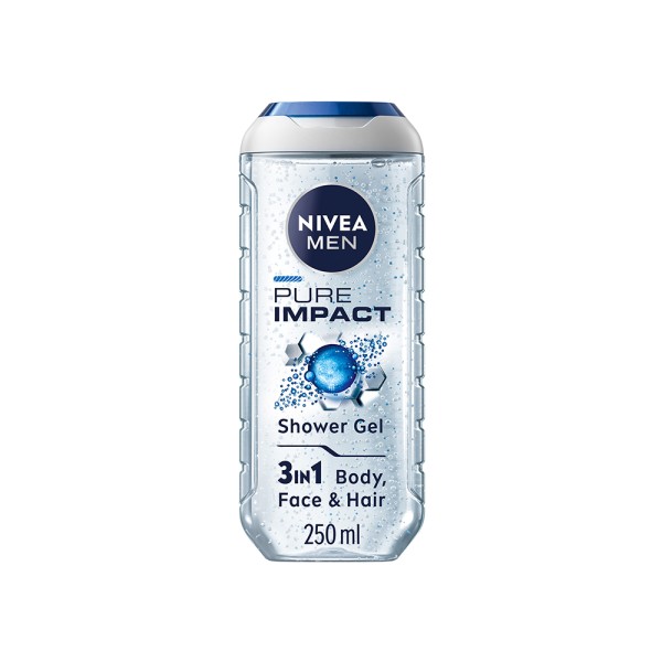NIVEA BODY WASH PURE IMPACT FOR MEN