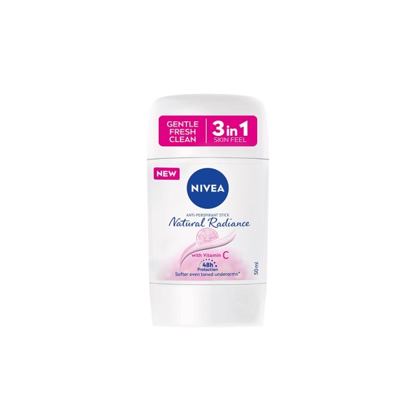 NIVEA DEODORANT STICK NATURAL RADIANCE FOR WOMEN
