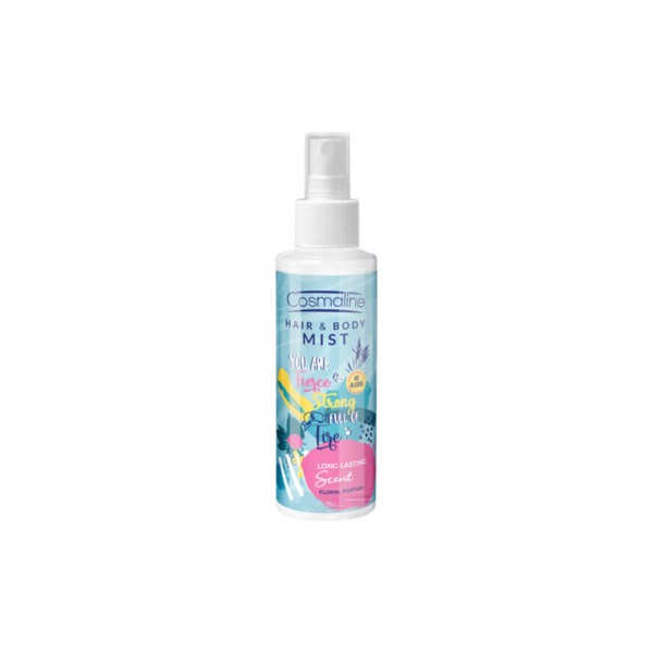 COSMALINE HAIR AND BODY MIST SPRAY FLORAL FANTASY