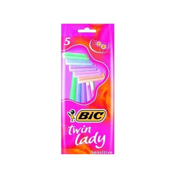 BIC RAZOR DISPOSABLE TWIN LADY SENSITIVE 8+4
