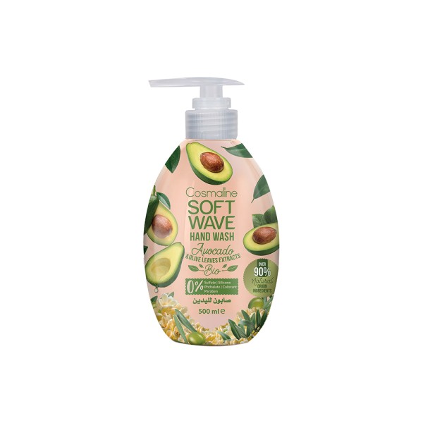 SOFT WAVE LIQUID SOAP AVOCADO AND OLIVE LEAVES EXTRACTS BIO