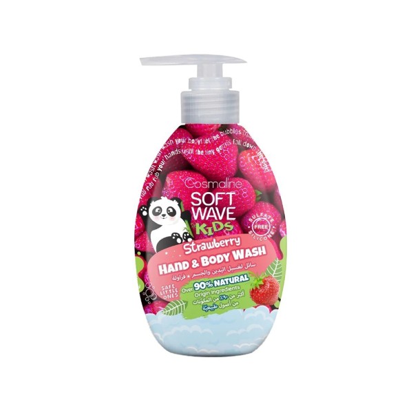 SOFT WAVE KIDS HAND SOAP+BODY WASH STRAWBERRY