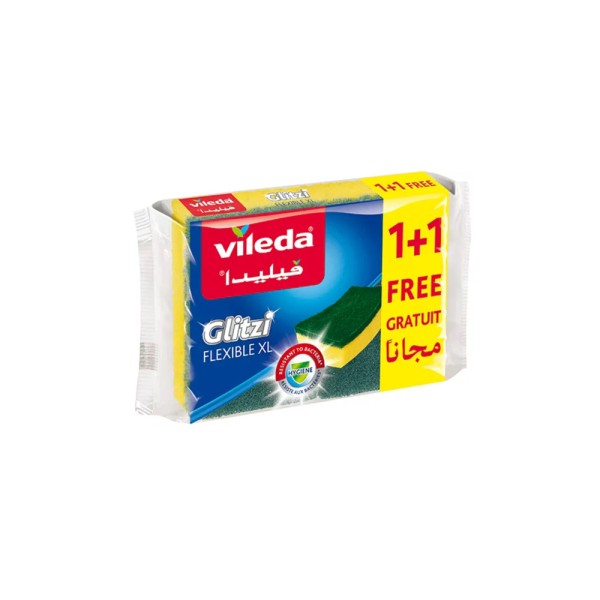 Vileda Scourer Glitzi Flexible XL 1+1