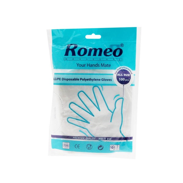 ROMEO POLYETHYLEINE GLOVES