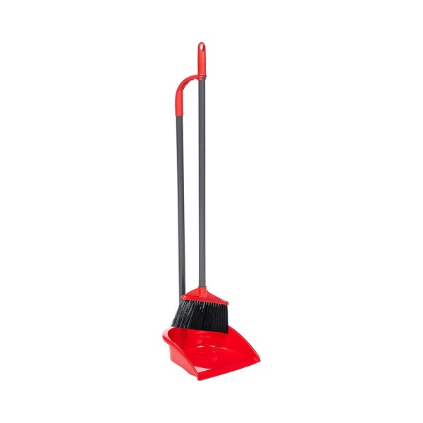 Vileda Long-Handle Dustpan Convenient Dusting Accessory, Back Pain ...