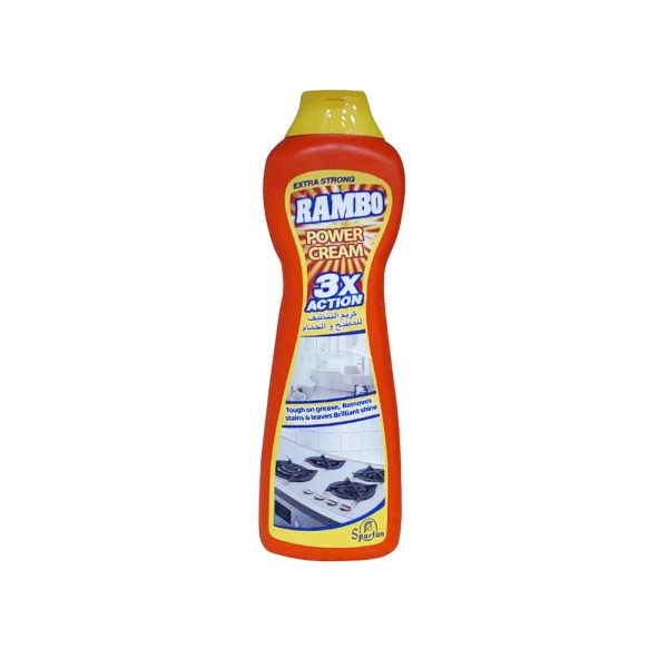 RAMBO POWER CREAM BATHROOM AND KITCHEN CLEANER