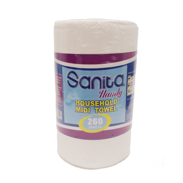 SANITA HANDY TOWEL 260 SHEET MID ROLL