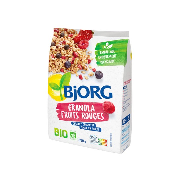 BJORG GRANOLA FRUITS ROUGES
